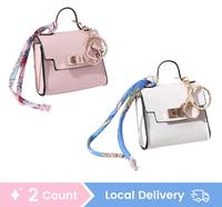 2Counts Mini Coin Purse,Mini Lipstick Storage Bag, Mini kelly bag, Headphone Small Storage Bag,Dog Waste Bag Dispenser