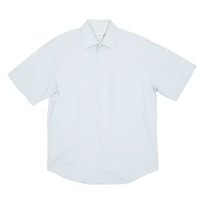 YVES SAINT LAURENT Mens Plain Shirt Blue L