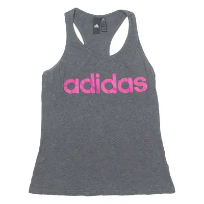 ADIDAS Womens Vest Grey Sleeveless S
