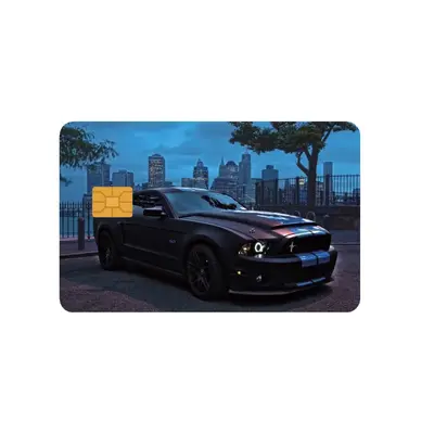 American Muscle Car Debit Car Sticker