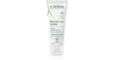 A-Derma Crema Lenitiva Per La Pelle Biology Ac Hydra (Crema Ultra-Lenitiva Compensatrice) 40 Ml