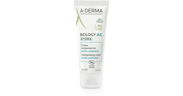 A-Derma Crema Lenitiva Per La Pelle Biology Ac Hydra (Crema Ultra-Lenitiva Compensatrice) 40 Ml
