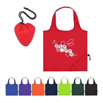 50 Customized Foldaway Tote Bag - 210D Polyester