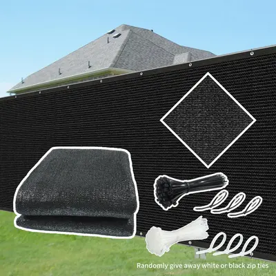 Privacy Fence Screen, Outdoor Fence Privacy Screen, Garden Decor for Patio, Yard, Deck, Balcony, Fence Decoration