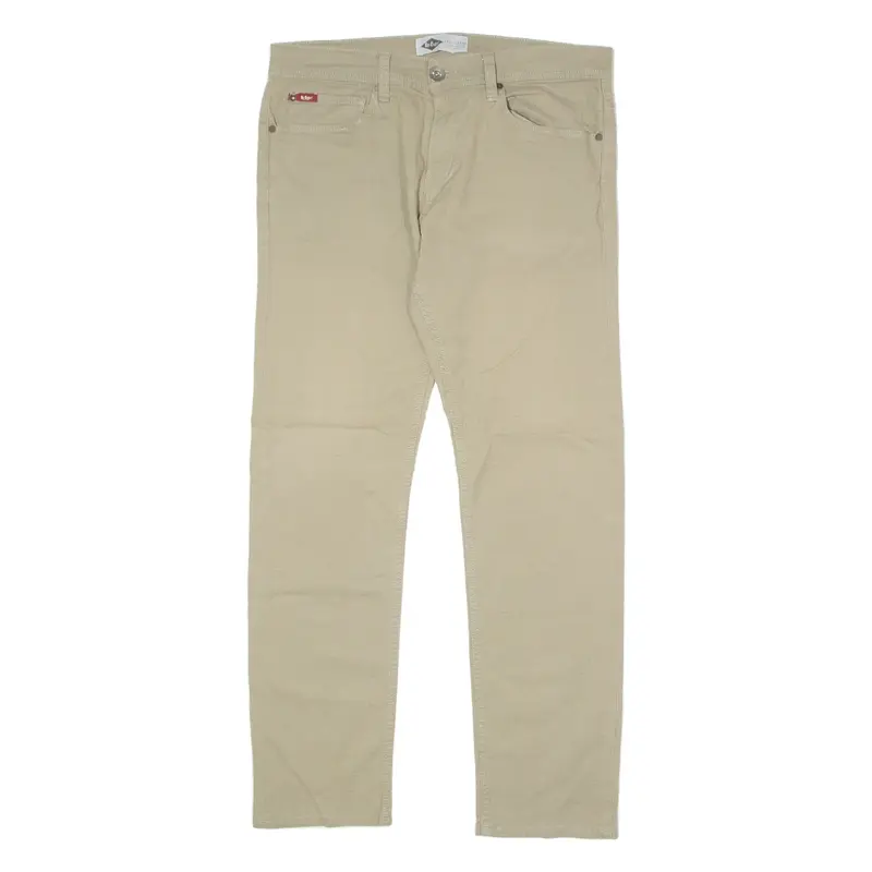LEE COOPER Mens Trousers Grey Regular Straight W35 L29