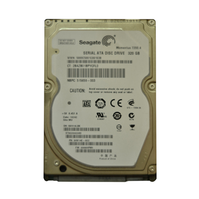 515659-003 HP 320GB 7200RPM SATA 3Gb/s 2.5-inch Hard Drive