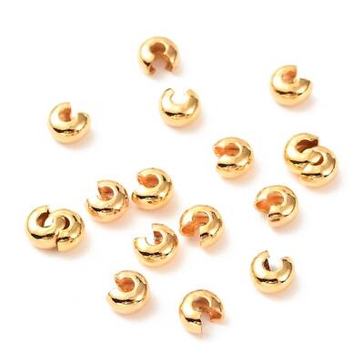 Brass Crimp Beads Covers