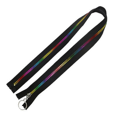 #5 Nylon Coil Zippers Rainbow Zipper Tape