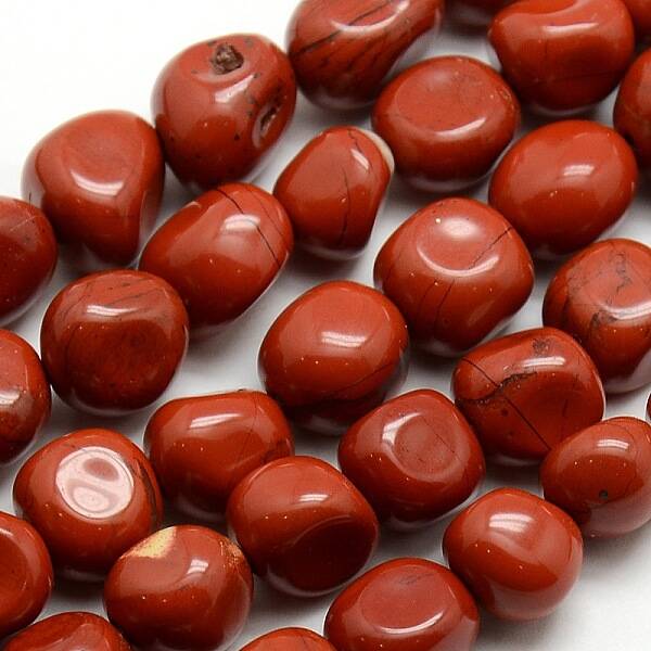 Nuggets Natural Red Jasper Beads Strands