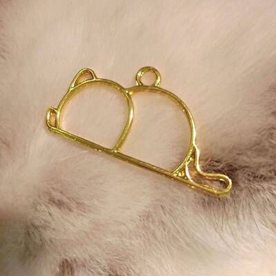 Zinc Alloy Open Back Bezel Pendants