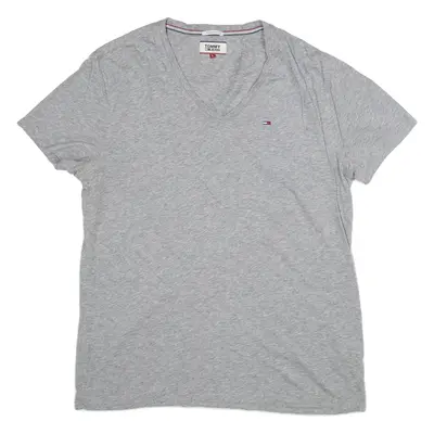 TOMMY HILFIGER Regular Fit Womens T-Shirt Grey L
