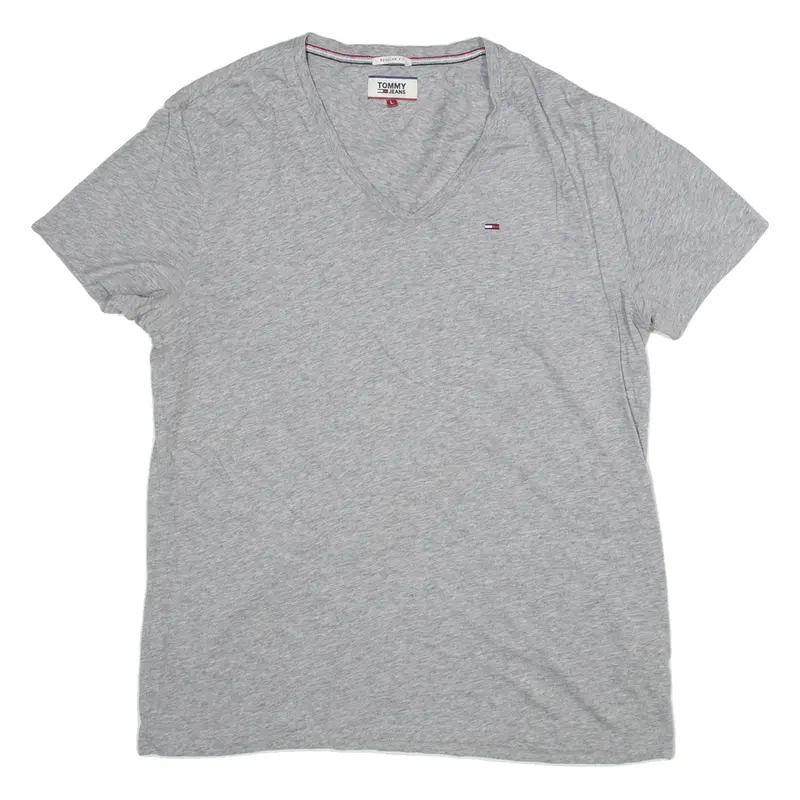 TOMMY HILFIGER Regular Fit Womens T-Shirt Grey L