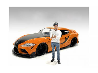 Car Meet 3 Figure 8 for 1/18 Scale Models by American Diorama