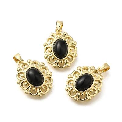 Natural Black Onyx(Dyed & Heated) Pendants