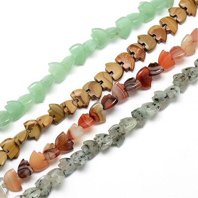 Natural & Synthetic Mixed Gemstone Beads Strands