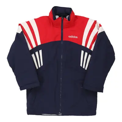Age 12 Adidas Jacket - Medium Navy Polyester