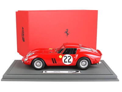 Ferrari 250 GTO 22 Leon Dernier - Jean Blaton Rosso Corsa Red 3rd Place 24 Hours of Le Mans (1962) Limited Edition to 200...