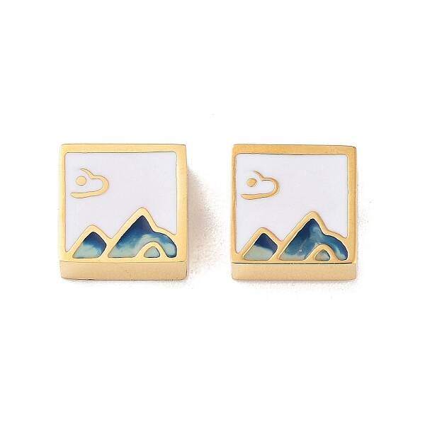 Ion Plating(IP) 304 Stainless Steel Enamel Beads