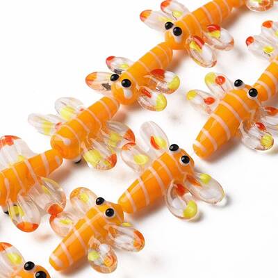 Autumn Theme Handmade Lampwork Beads Strands
