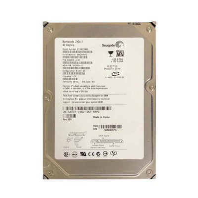 0JC407 Dell 40GB 7200RPM SATA 1.5Gb/s 2MB Cache 3.5-Inch Hard Drive for Dimension Desktop