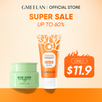 GMEELAN Orange Enzymes Exfoliating Gel 50G+GMEELAN Aloe Vera Peel-Off Mask 20g