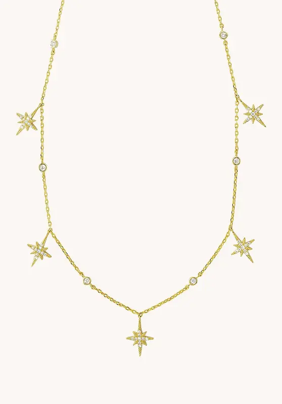 Necklace Constellation Co-231g Gold | Color: GOLD | Size: U