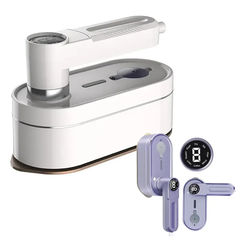 PLAYHOT Steam Iron for Clothes, 1200W Travel Steamer for Clothes, 2-in-1 Handheld Steamer Iron Support Dry and Wet Ironing, 1...