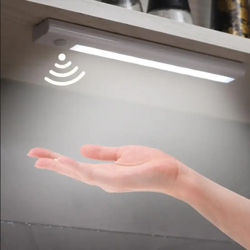 Under Cabinet LED Light, Motion Sensor Magnetic LED Lights, LED Ambient Wall Lights For Bedroom Kitchen, Bathroom & Cloakr...