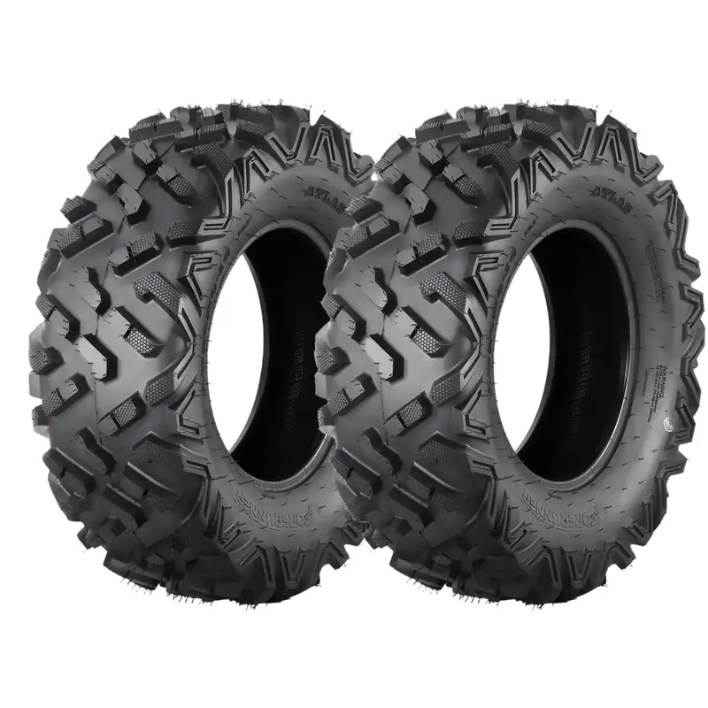 Garvee Set of 2 ATV Tires AT27x11-14 6PR ATV Tires, All Terrain ATV UTV Mud Trail Tires(Set of 2, Tubeless)