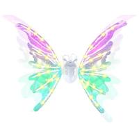 Electric Butterfly Wings for Girl, Fairy Wings with LED Lights and Music, Moving Butterfly Wings Toy for Kids,The Perfect Chr...