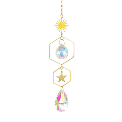 Quartz Crystal Big Pendant Decorations