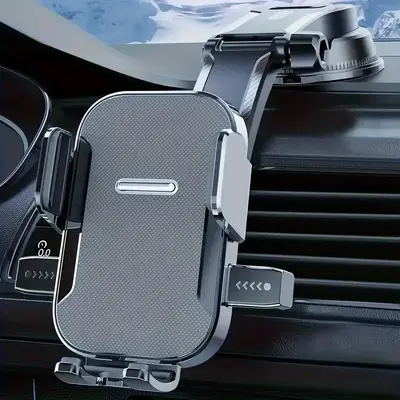 Car Phone Holder Mount, Adjustable Rotating Cell Phone Holder For Car Dashboard, Car Interior Accessories Compatible With Mos...