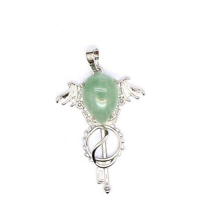 Natural Green Aventurine Teardrop Pendants