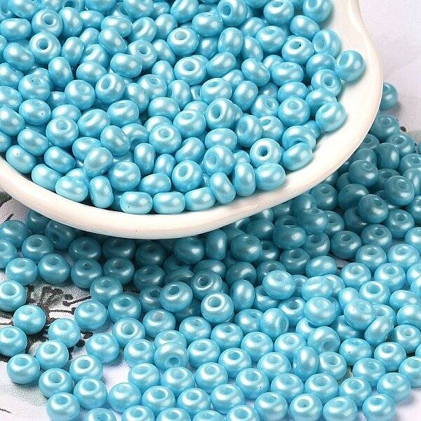 Baking Paint Luster Glass Seed Beads