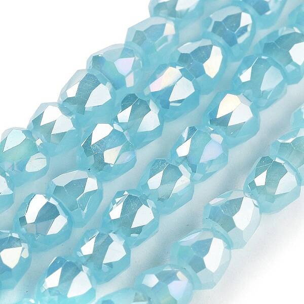 Electroplate Glass Beads Strands