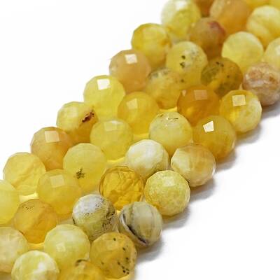 Natural Yellow Opal Beads Strands