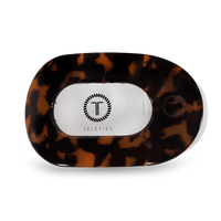 Tortoise Large Flat Round Hair Clip