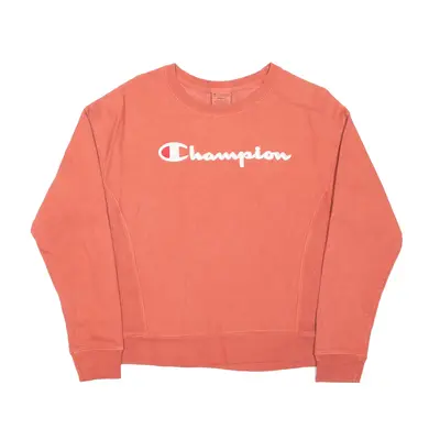 CHAMPION Reverse Weave Sweatshirt Pink Mens S