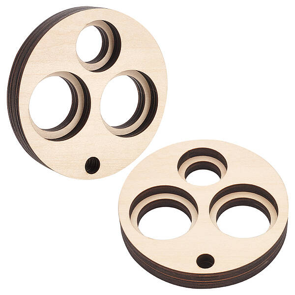 Basswood Measuring Tool for Doll Craft Eyes