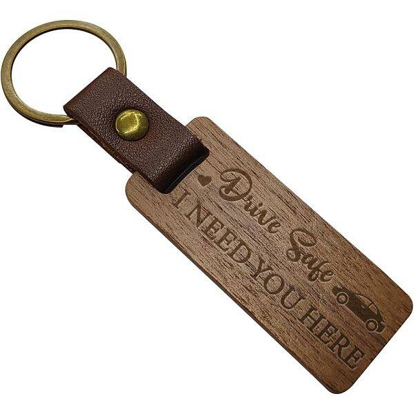 arricraft 1 Pc Wooden Keychain