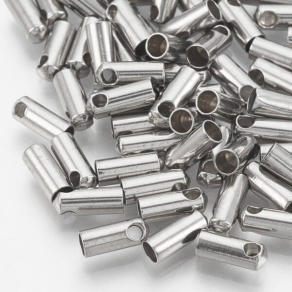Tarnish Resistant 201 Stainless Steel Cord Ends
