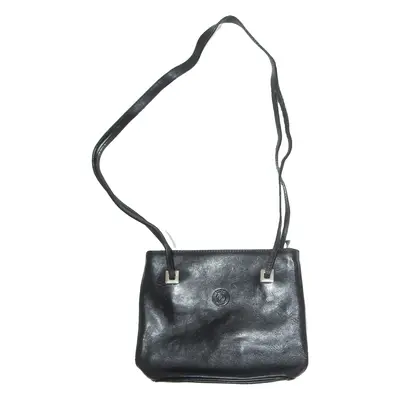 GIUDI Womens Shoulder Bag Black Leather