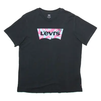 LEVI'S Mens T-Shirt Black L