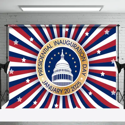 White House Presidential Inauguration 2025 Party Backdrop - Aperturee