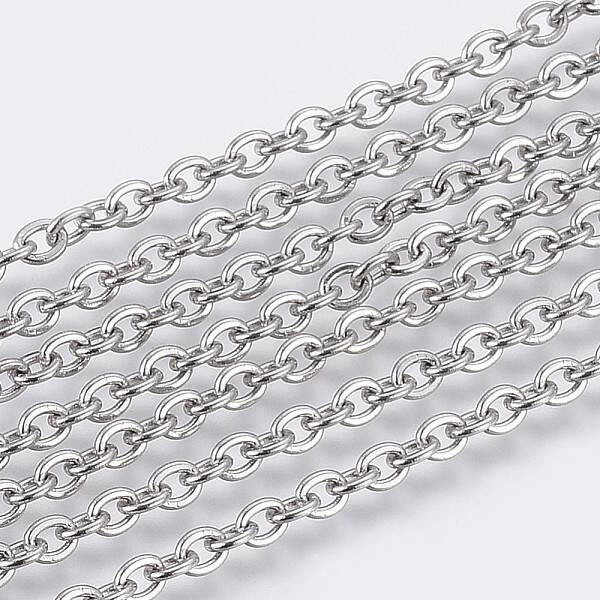 Tarnish Resistant 304 Stainless Steel Cable Chains