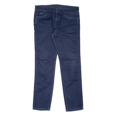 BOSS HUGO BOSS Mens Jeans Blue Slim Tapered W34 L32