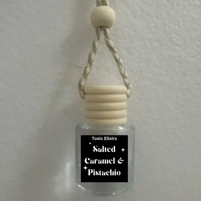 Salted Caramels & Pistachio Scented Car Air Freshener Diffuser