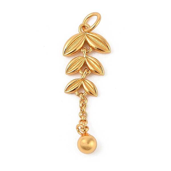 925 Sterling Silver Wheat Tassel Pendants