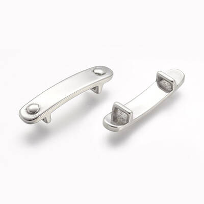 Tarnish Resistant 304 Stainless Steel Slide Charms