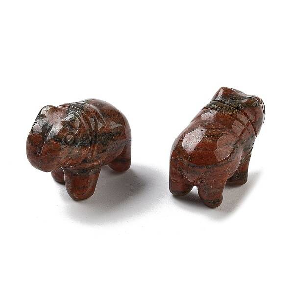 Natural Sesame Jasper Carved Figurines
